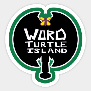 Word Turtle Island - Lexicon Axe Sticker